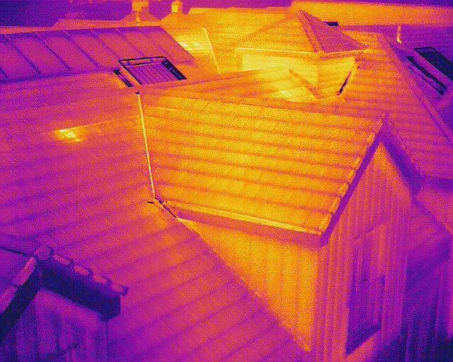 Thermal Imaging Roof Survey Image Caerphilly